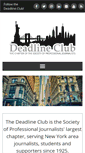 Mobile Screenshot of deadlineclub.org